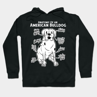 Anatomy Of An American Bulldog Hoodie